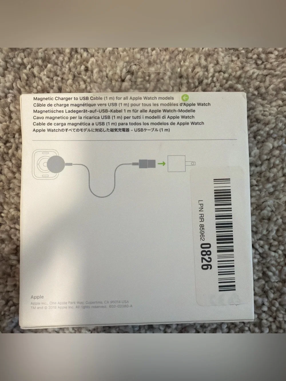 *NEW & SEALED* Apple Watch Series 3 42mm Space Gray Aluminum w/Black Sport Band